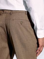Brook Taverner Brown Flannel Trousers - Image 3 of 3