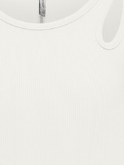 ONLY KIDS Cut Out White Top - Image 4 of 4