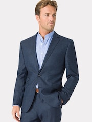 Brook Taverner Blue Donegal Wool Suit Jacket - Image 1 of 5