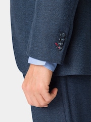 Brook Taverner Blue Donegal Wool Suit Jacket - Image 4 of 5
