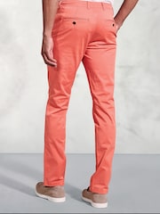 Brook Taverner Pink Garment Dyed Casual Trousers - Image 2 of 3