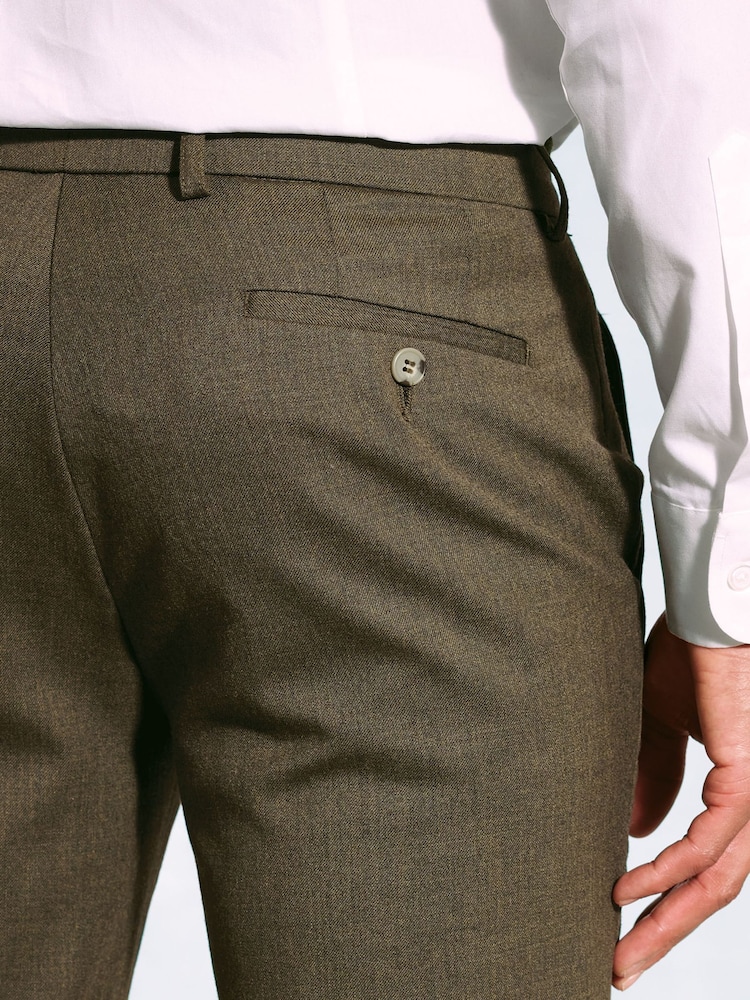 Brook Taverner Green Flannel Trousers - Image 3 of 3