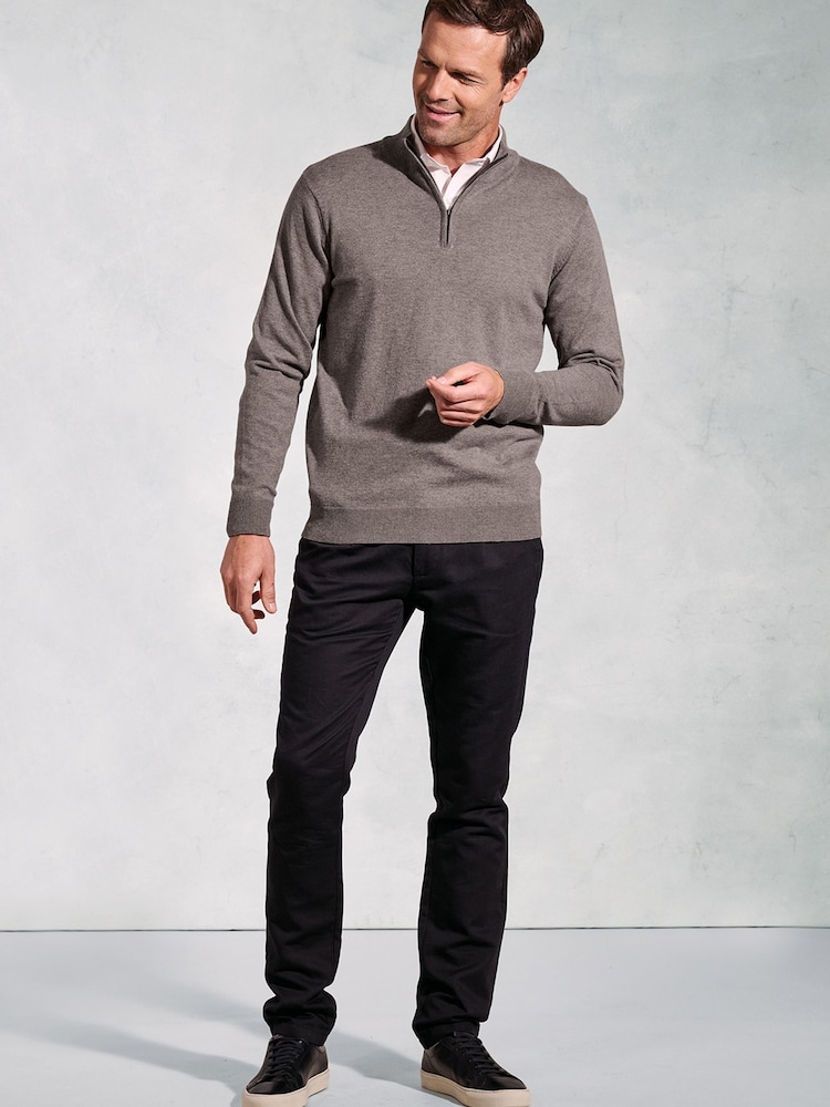 Brook Taverner 1/4 Zip Jumper - Bild 2 von 3