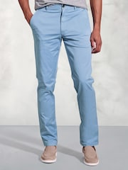 Brook Taverner Blue Garment Dyed Casual Trousers - Image 1 of 3