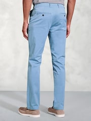 Brook Taverner Blue Garment Dyed Casual Trousers - Image 2 of 3