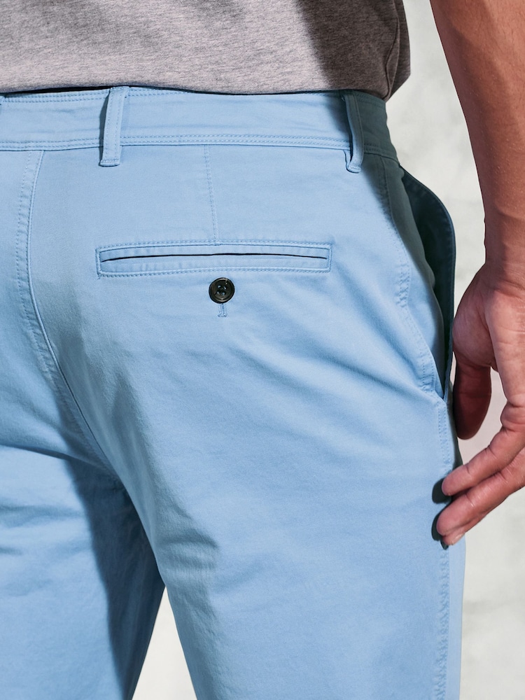 Brook Taverner Blue Garment Dyed Casual Trousers - Image 3 of 3