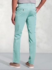 Brook Taverner Blue Garment Dyed Casual Trousers - Image 2 of 3