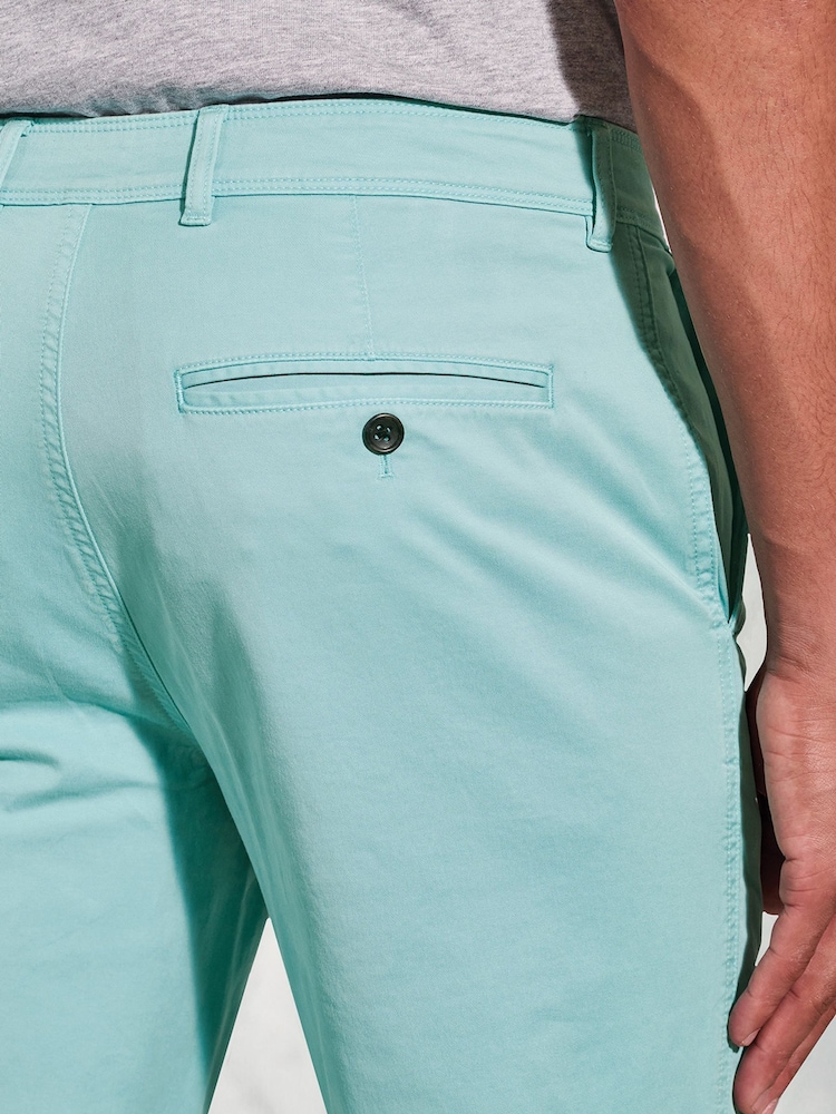 Brook Taverner Blue Garment Dyed Casual Trousers - Image 3 of 3