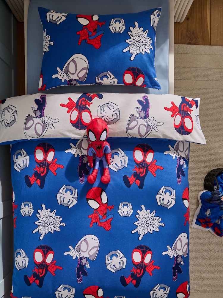 Spidey and Friends Supersoft Brushed Duvet Cover and Pillowcase Set - Image 2 of 4