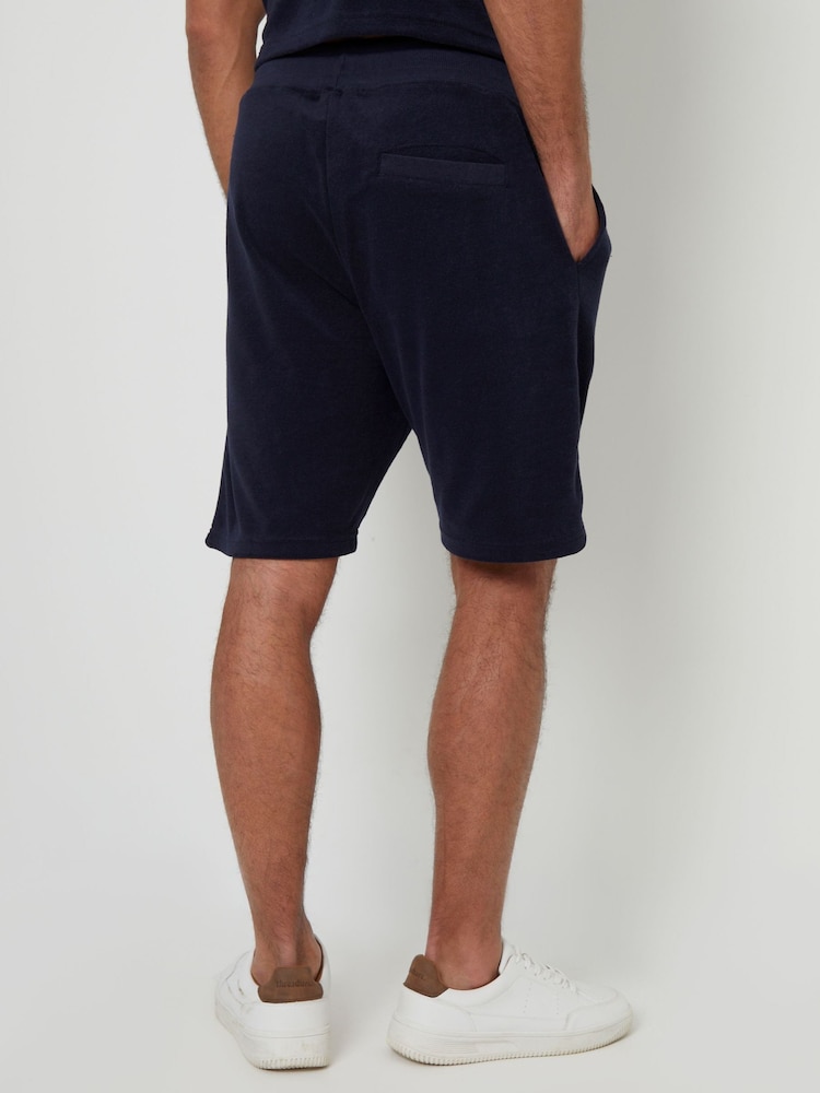 Mornarica - Threadbare Towelling Sweat Shorts - Slika 2 iz 4 Mornarica - Threadbare Towelling Sweat Shorts - Slika 2 iz 4