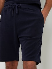 Mornarica - Threadbare Towelling Sweat Shorts - Slika 4 iz 4