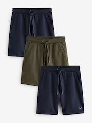 Threadbare Green Assorted Sweat Shorts 3 Pack - Image 1 of 5