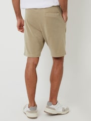 Threadbare Natural Short Towelling Revere Collar Short Sleeve Shirt - Image 2 of 4