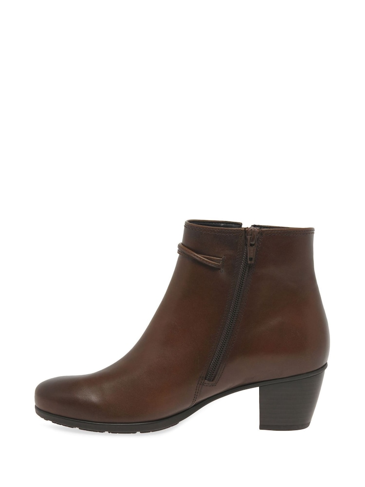 Gabor Ela Sattel Leather Brown Boots - Image 2 of 5 Gabor Ela Sattel Leather Brown Boots - Image 2 of 5