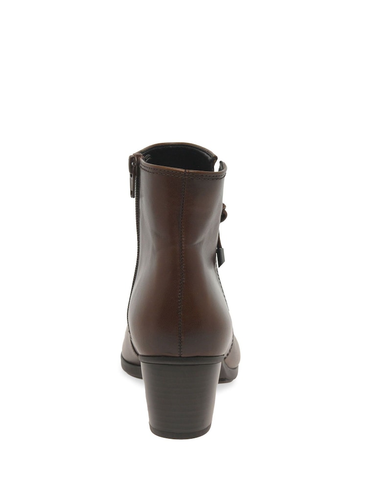 Gabor Ela Sattel Leather Brown Boots - Image 5 of 5 Gabor Ela Sattel Leather Brown Boots - Image 5 of 5