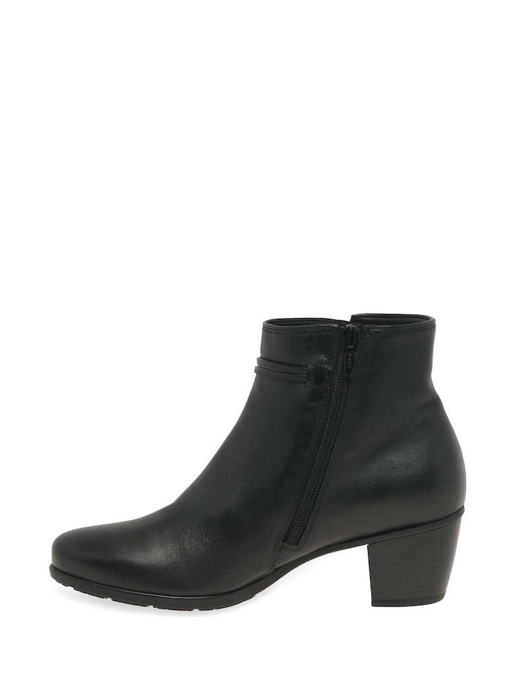 Gabor Ela Leather Black Boots - Image 2 of 5
