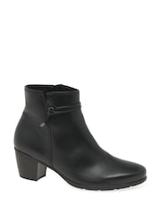 Gabor Ela Leather Black Boots - Image 3 of 5