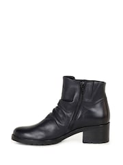 Gabor Blue Jenna Midnight Leather Boots - Image 2 of 5