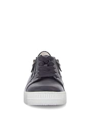 Gabor Blue Wisdom Leather Trainers - Image 4 of 5