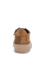 Gabor Wisdom Cognac Suede Brown Trainers - Image 5 of 5