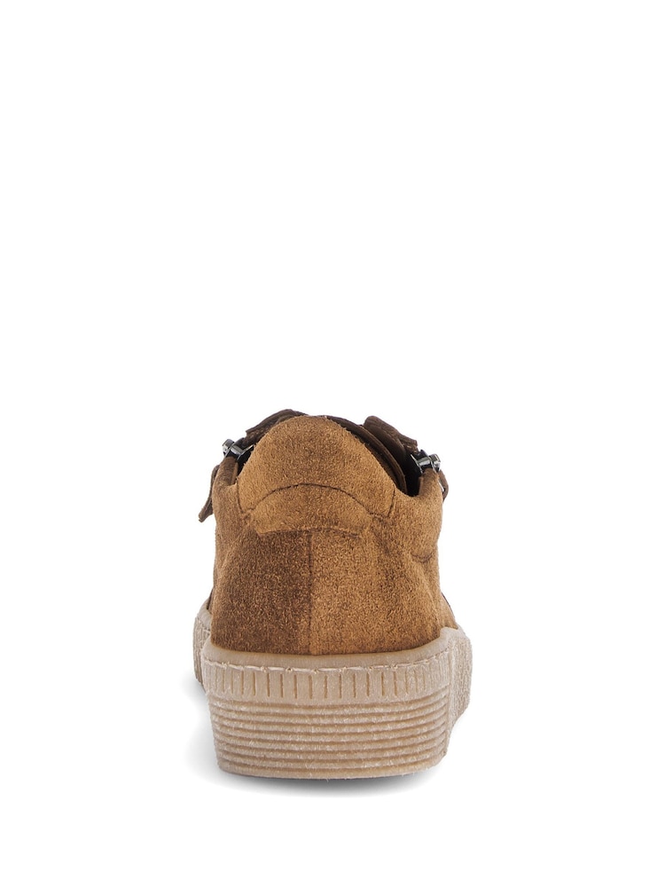 Gabor Wisdom Cognac Suede Brown Trainers - Image 5 of 5