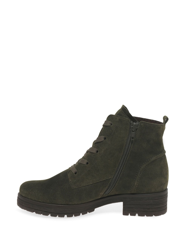 Gabor Green Zumba Suede Boots - Image 2 of 5