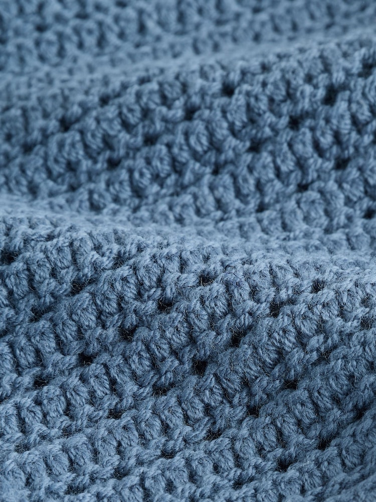 Blue Knitted Polo Shirt and Shorts Set (3-16yrs) - Image 5 of 5 Blue Knitted Polo Shirt and Shorts Set (3-16yrs) - Image 5 of 5