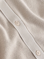 neutre - Ensemble polo et short en maille texturée (3-16ans) - Image 5 de 6