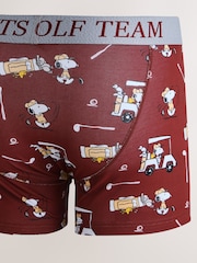 Snoopy Golf Print Trunk Boxers - Image 5 of 7