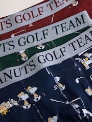 Snoopy Golf Print Trunk Boxers - Image 6 of 7