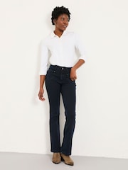 FatFace Fly Denim Dark Blue Flare Jeans - Image 5 of 6