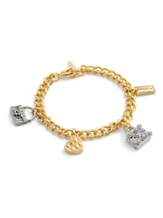 COACH Gold Tone Signature Handbag Charm Bracelet - Image 2 of 4