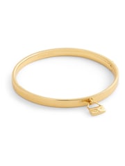 COACH Gold Tone Signature Handbag Charm Bangle Bracelet - Image 1 of 3