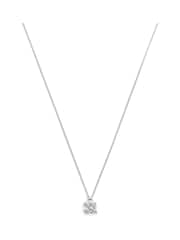 COACH Silver Tone Signature Tea Rose Handbag Pendant Necklace - Image 2 of 3