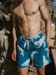 Chelsea Peers Whale Print Swim Shorts - صورة 2 من 5