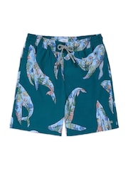 Chelsea Peers Whale Print Swim Shorts - صورة 3 من 5