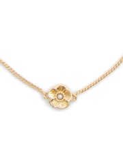 COACH Gold Tone Signature Tea Rose Slider Bracelet - Image 3 of 4