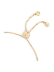 COACH Gold Tone Signature Tea Rose Slider Bracelet - Image 4 of 4