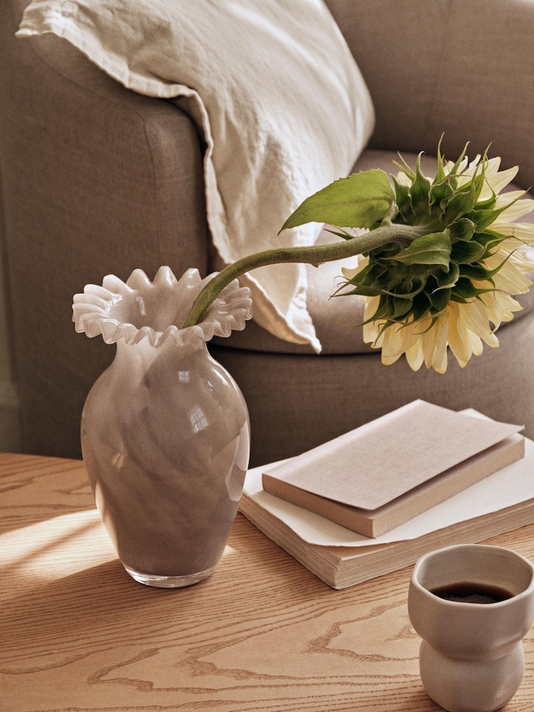 Broste Copenhagen Taupe Warm Grey Jasmin Vase - Image 1 of 3 Broste Copenhagen Taupe Warm Grey Jasmin Vase - Image 1 of 3