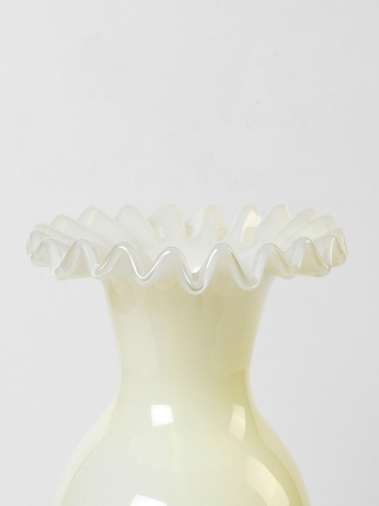 Broste Copenhagen Off White Jasmin Vase - Image 2 of 3 Broste Copenhagen Off White Jasmin Vase - Image 2 of 3