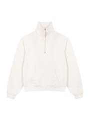 Chelsea Peers White 100% Cotton Half-Zip Sweatshirt - Image 1 of 1