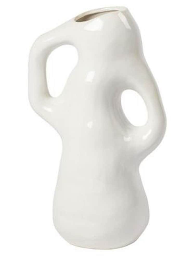 Broste Copenhagen White Isolde Vase - Image 4 of 4 Broste Copenhagen White Isolde Vase - Image 4 of 4