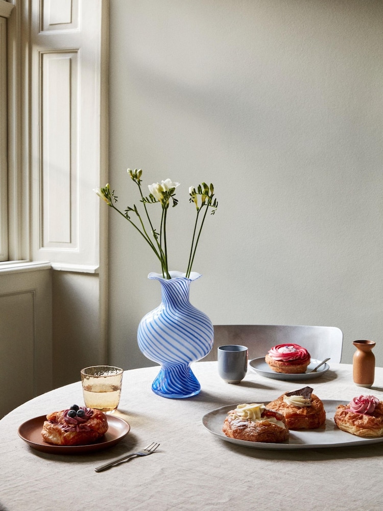 Broste Copenhagen Intense Blue Mella Vase - Image 2 of 6