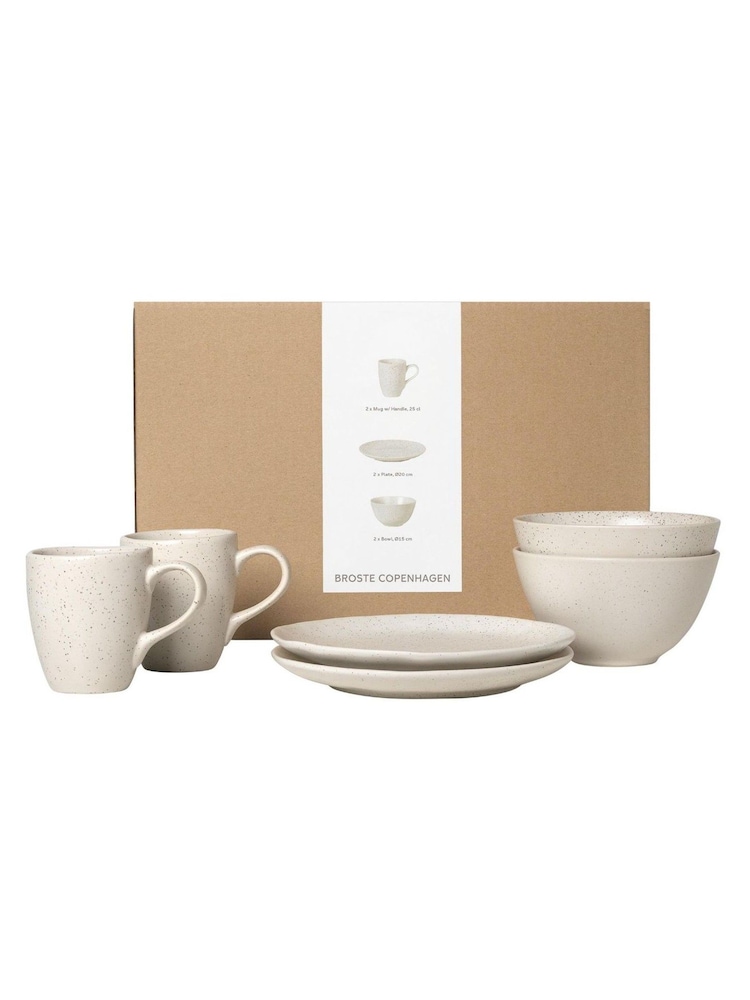 Broste Copenhagen Set of 2 Cream Nordic Vanilla Breakfast Two - Image 1 of 1 Broste Copenhagen Set of 2 Cream Nordic Vanilla Breakfast Two - Image 1 of 1