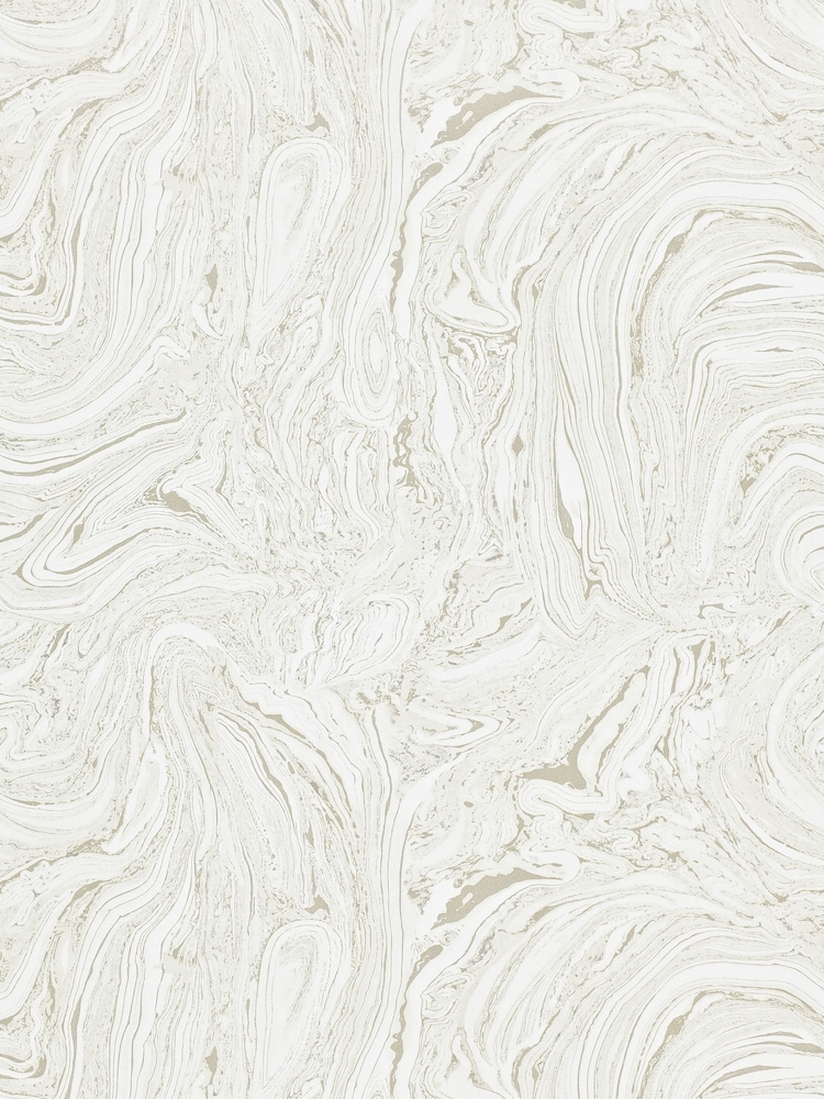 Harlequin White Makrana Reflect 1 A4 Wallpaper Sample - Image 1 of 1