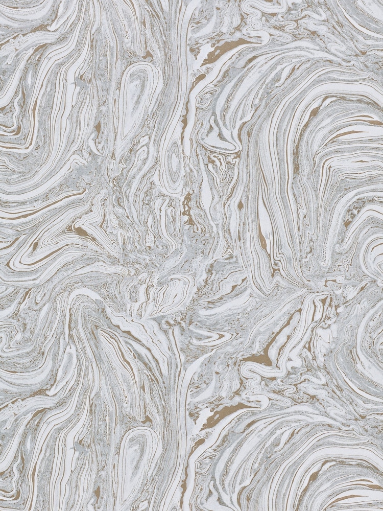 Harlequin White Makrana Reflect 1 A4 Wallpaper Sample - Image 1 of 1