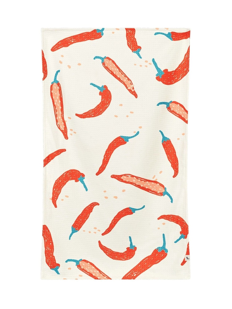 Dock & Bay Red Tea Towel Quick Dry Kitchen and Dish Towel - Image 2 of 6 Dock & Bay Red Tea Towel Quick Dry Kitchen and Dish Towel - Image 2 of 6