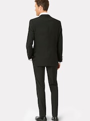 Brook Taverner Black Wool Blend Dinner Suit Jacket - Image 3 of 5