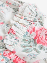 Cath Kidston Pink Floral Short Sleeve Dress (3mths-8yrs) - Image 8 of 9
