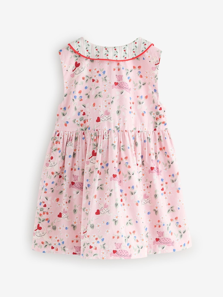 Buy Cath Kidston Pink Ditsy Cath Kidston Cotton Collar Dress (3mths-8yrs)  from Next USA